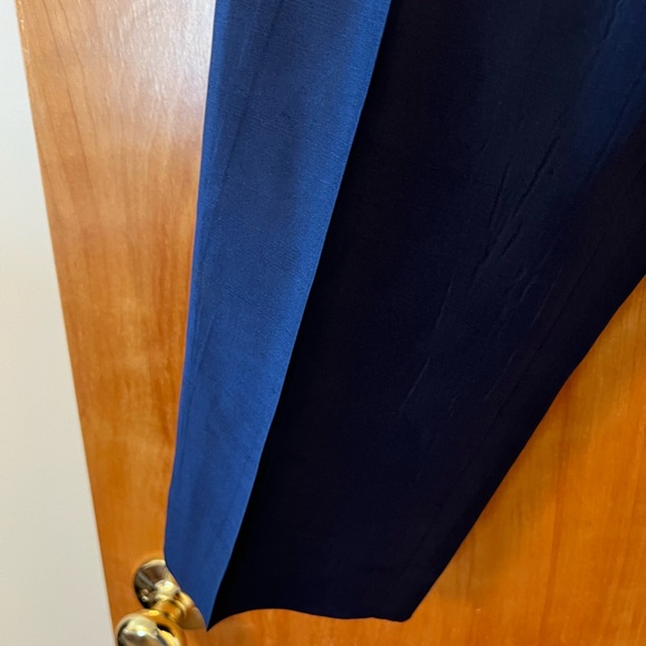 Lauren Ralph Lauren Navy Blue Silk Pants Lined Women’s 4P Petite 4 - Picture 7 of 10